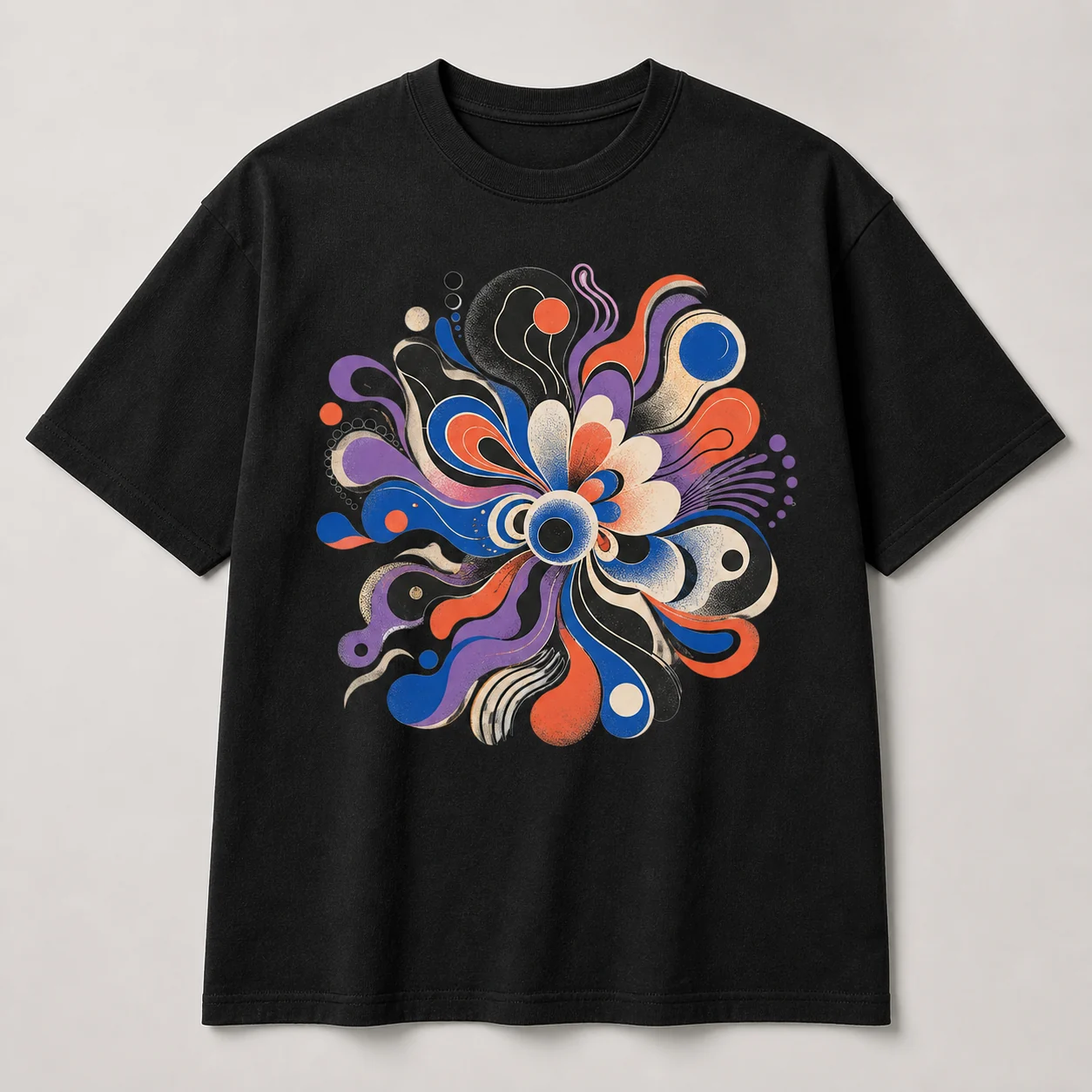 Resonance Bloom black T-shirt